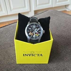 Invicta Black and Silver Timepiece